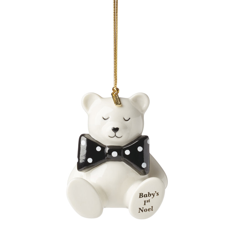3'' Porcelain Animals Hanging Figurine Ornament