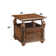 Crestline Transitional 26"H Rectangular 2-Drawer End Table with Storage in Walnut