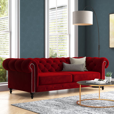 Etheredge Upholstered 90'' Sofa