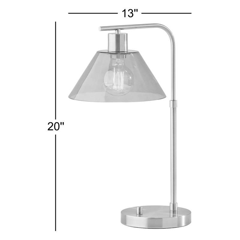 Lampe de bureau en métal Anastasia
