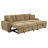 Logan Camel Sleeper Sectional Sofa
