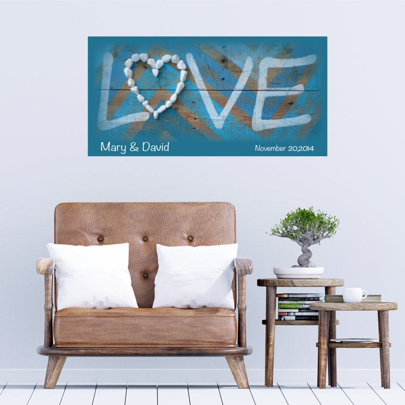Décalcomanie murale amour personnalisée, Oui