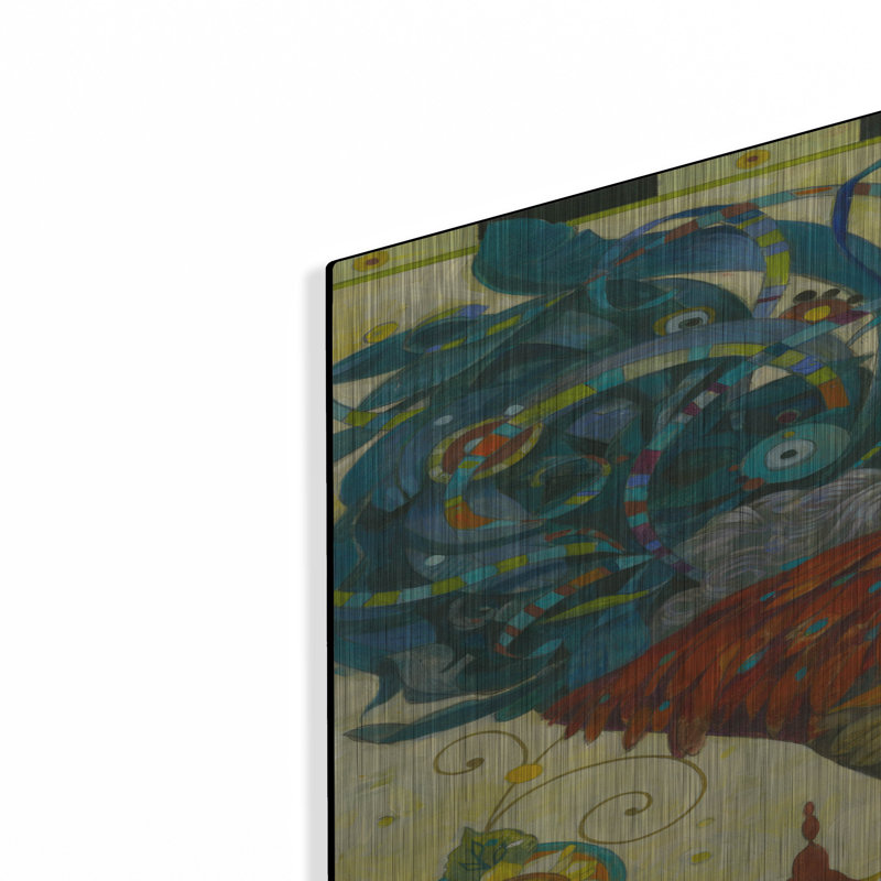 August Grove «Rooster» par David Galchutt, art mural en métal, H 36 po x l 24 po