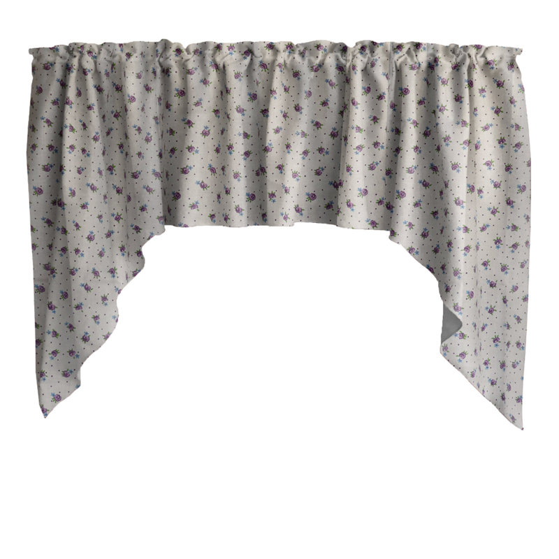 Cantonnière à petits pois, Mauve