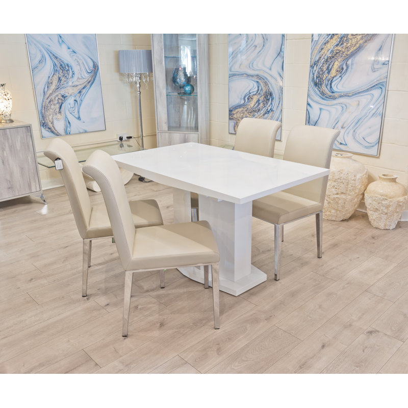 Bowline 6 - Person Butterfly Leaf Dining Set, Taupe