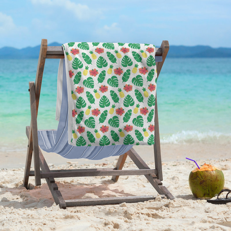 Katelyn Elizabeth Beach Towel, White