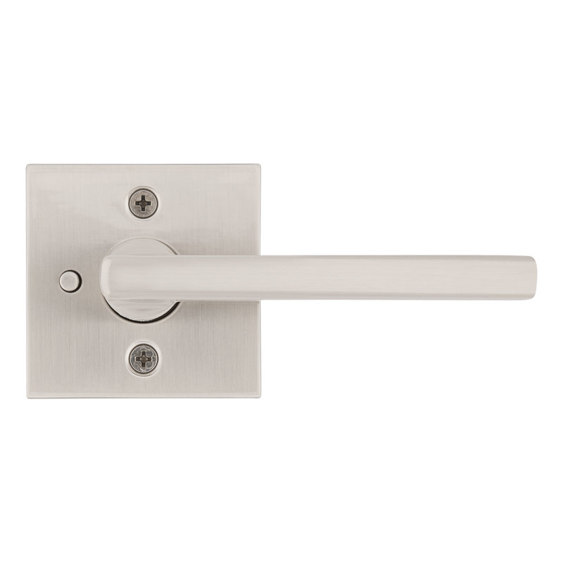 Levier de porte de passage Halifax pour couloir / garde-robe, Nickel satiné, Intimité