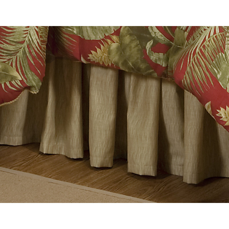 Captiva 15" Drop Shirred Bed Skirt, King