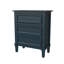 Blue Nightstand with Three Drawers, Fully Assembled-987399244