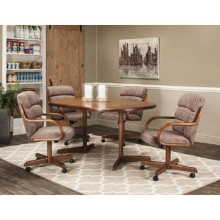 5-Piece Extendable Caster Dining Set