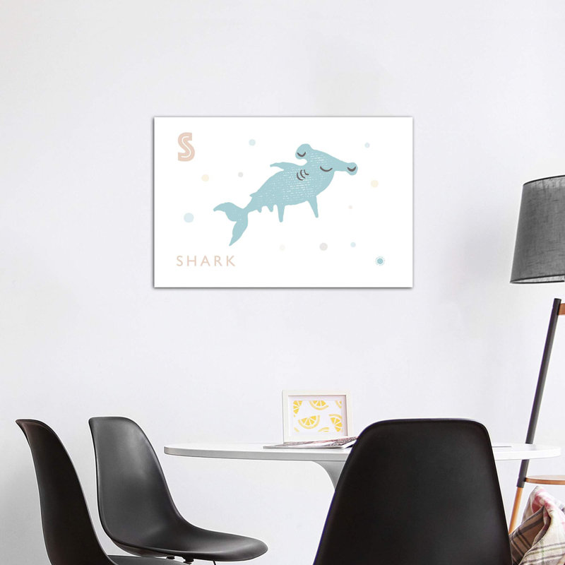 " Shark ", No Mat, Wrapped Canvas, 32" H x 48" W x 1.5" D