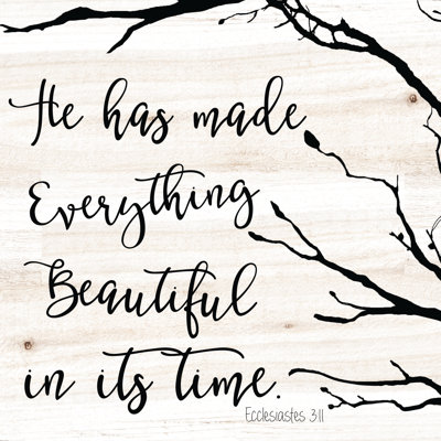 He Has Made - Wrapped Canvas Print