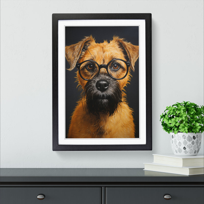 XYZ-FRM-V1223-188 Print, Black Framed, 46cm H x 34cm W