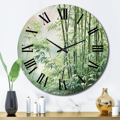 Horloge murale Bamboo Romantic Dream III