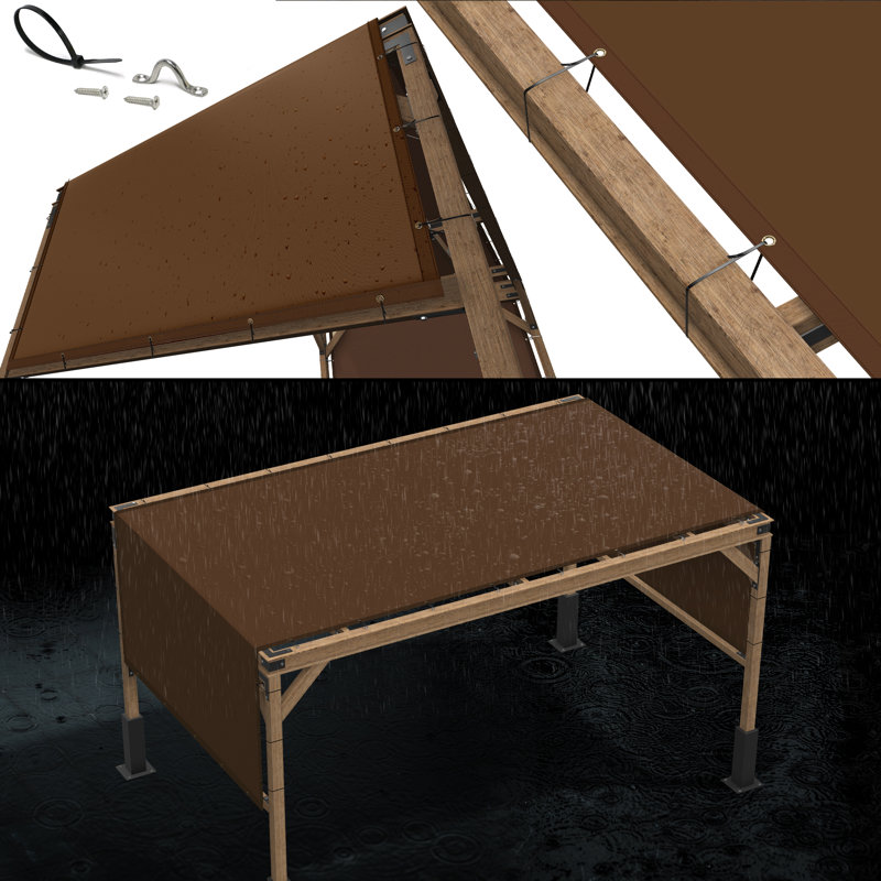 Housse de remplacement pour auvent Royal Shade, 11 pi x 24 pi, Brun
