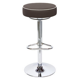 Octave Metal Outdoor Stool with Cushion