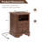 Loiret 2-Drawer Manufactured Wood Nightstand with Built-In Charging Station-1834474837