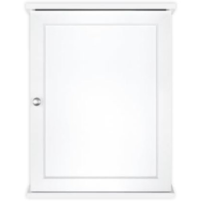23X18 White Medicine Cabinet Organizer, Wall Mounted Bathroom Cabinet For Over-The-Toilet Storage, Bathroom Furniture & Restroom Organizer