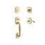 Westcliff Handleset with Deadbolt and Door Lever and Rosette-22040200-22040199