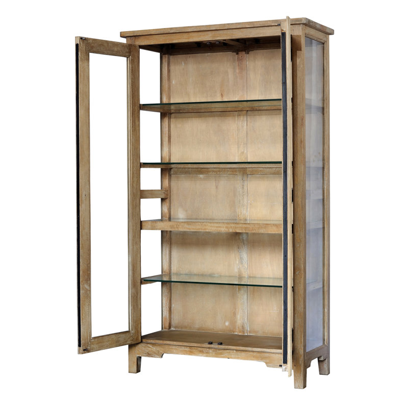 Vitrine Tarrance, Lavis gris mangue rustique