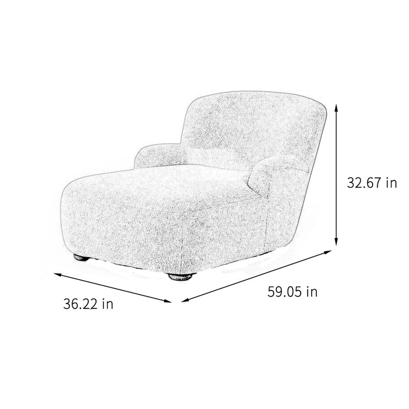Chaise longue de loisirs simple et élégante, Chameau