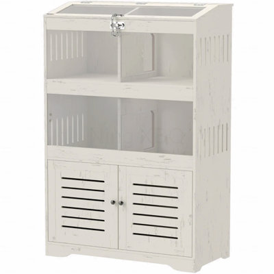 Grande cage pour plusieurs petits animaux, cage à rat avec armoire de rangement
