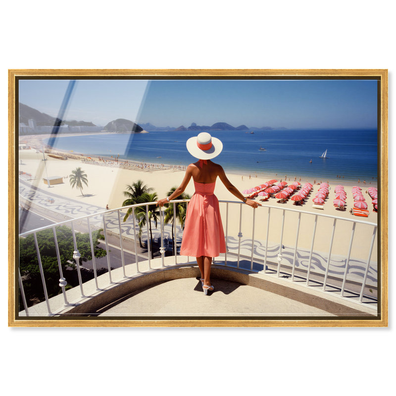 Balcony Gaze IV High-Gloss Acrylic Glass Wall Art Landscape & Nature Print by Oliver Gal, Ready to Hang, 15 x 10, 16"H x 11"W
