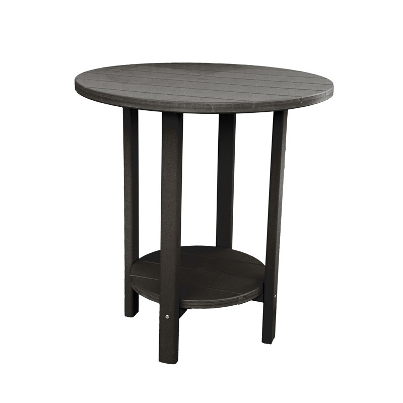 Table bistro Gloridine pour l'extérieur, Noir