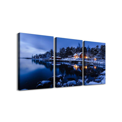 3 Piece Wrapped Canvas Wall Art