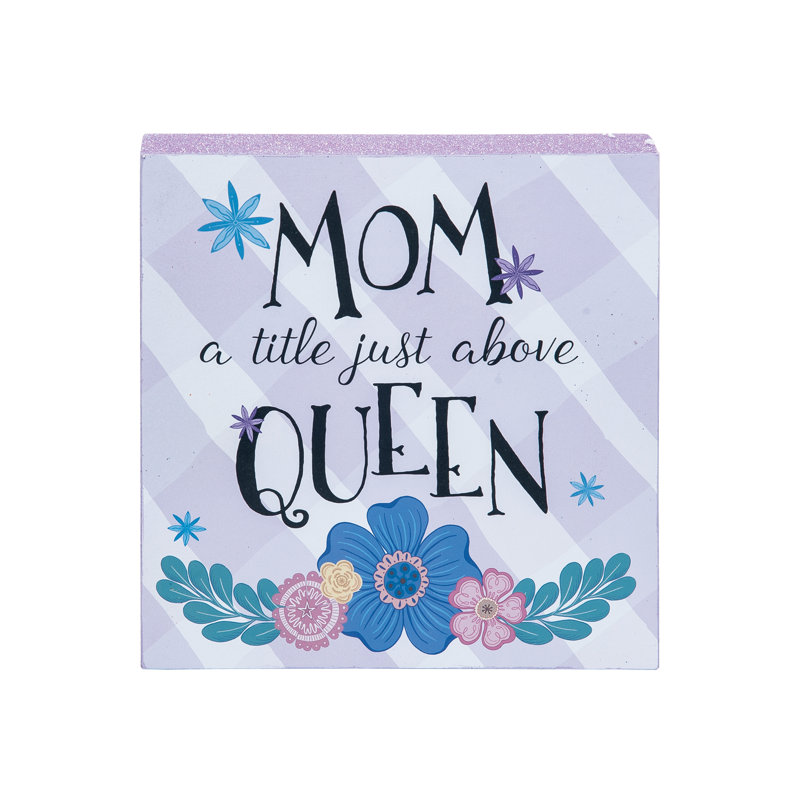 «Arlend Mom Queen», plaque en bois