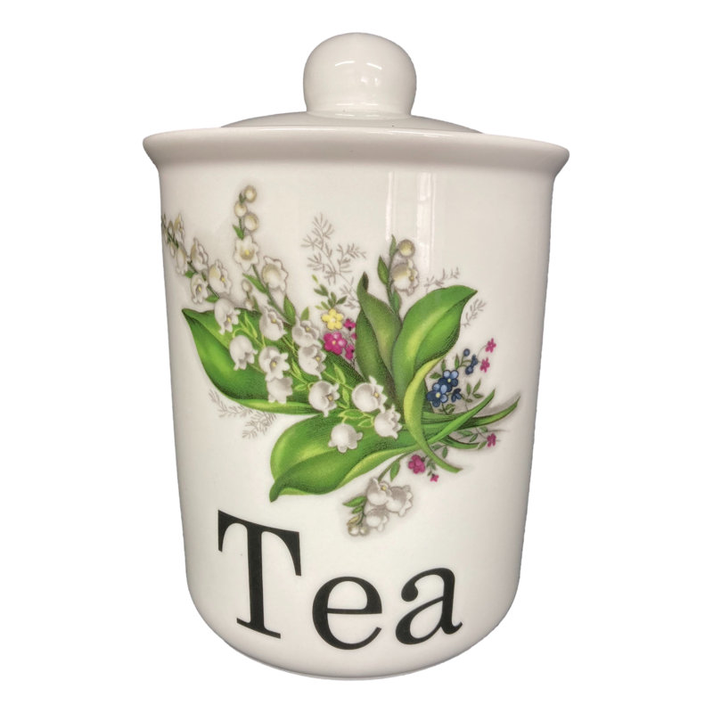 Lily Of The Valley Tea Storage Jar