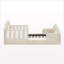 Lit double infonuagique avec barrière de sécurité, cadre en bois massif, tissu bouclé, rose-1442165086