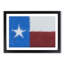 Painted Texas Flag in Abstract - Picture Frame Painting Print-55735095-55735103