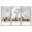 "Famous Monuments Across World", 3 pièces, cadre flottant, impression sur toile-995546810-995546814