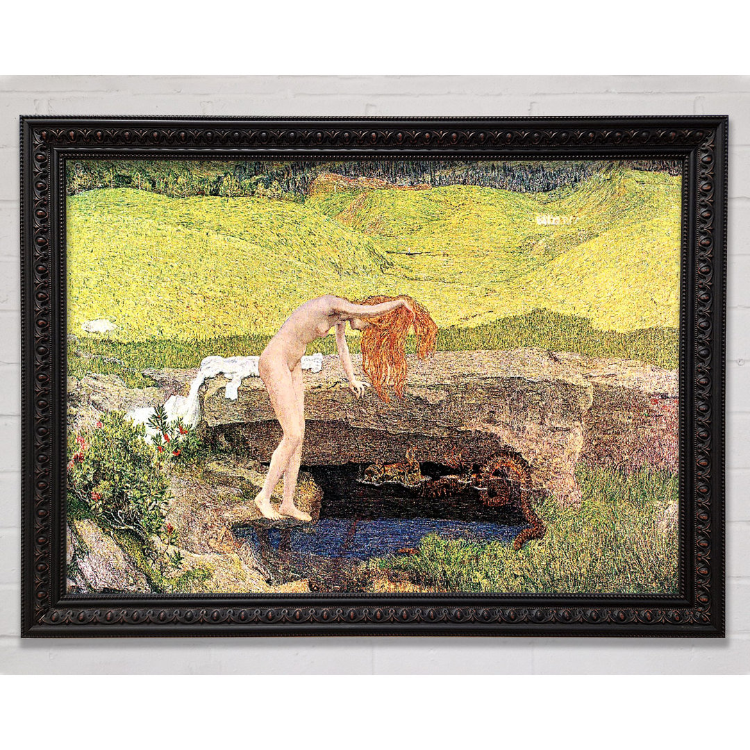 Segantini A Vanity - Einzelner Bilderrahmen Kunstdrucke