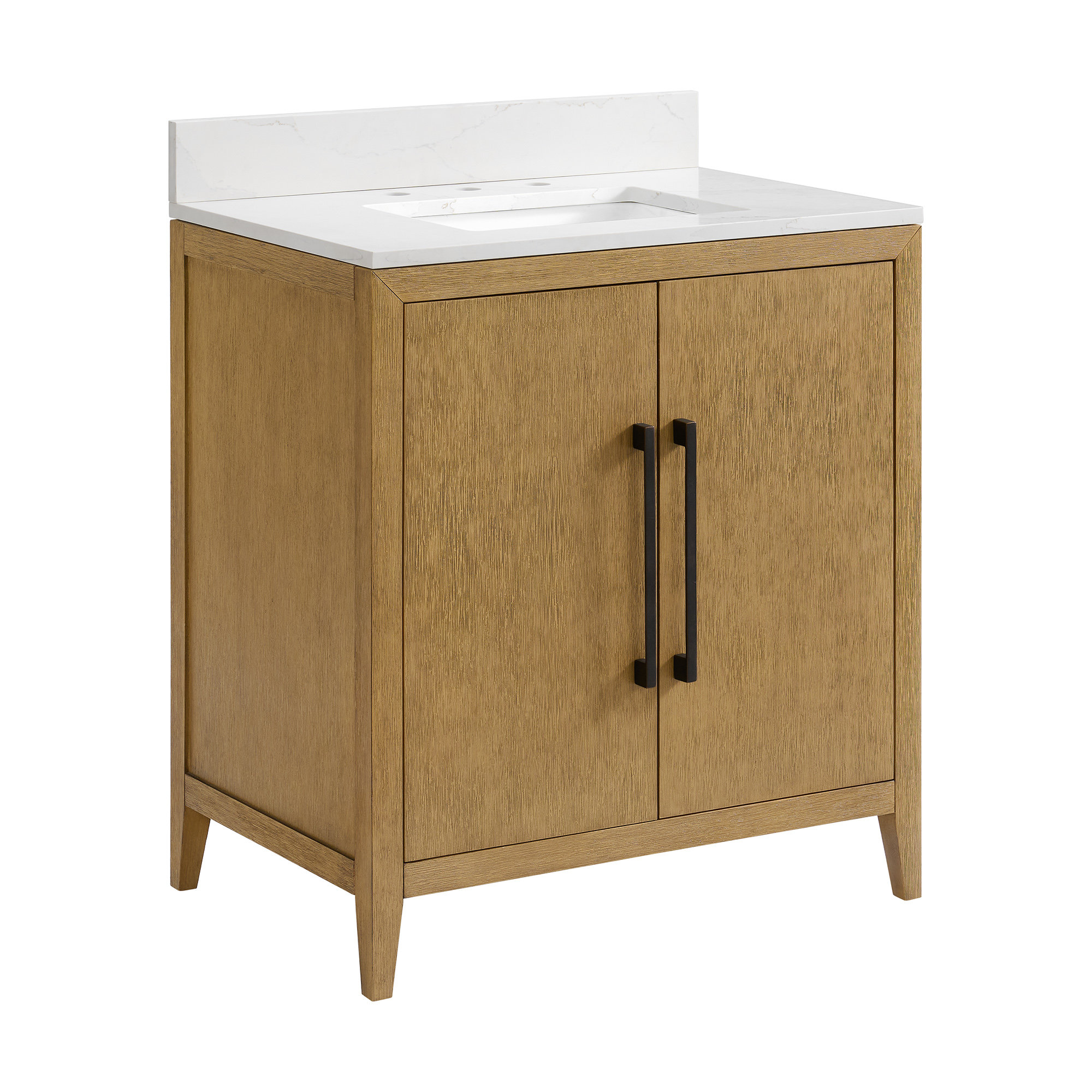 Quartz Calactta Rta George Oliver Alsup Rta Vanity With Calacatta Gold Quartz Countertop ...