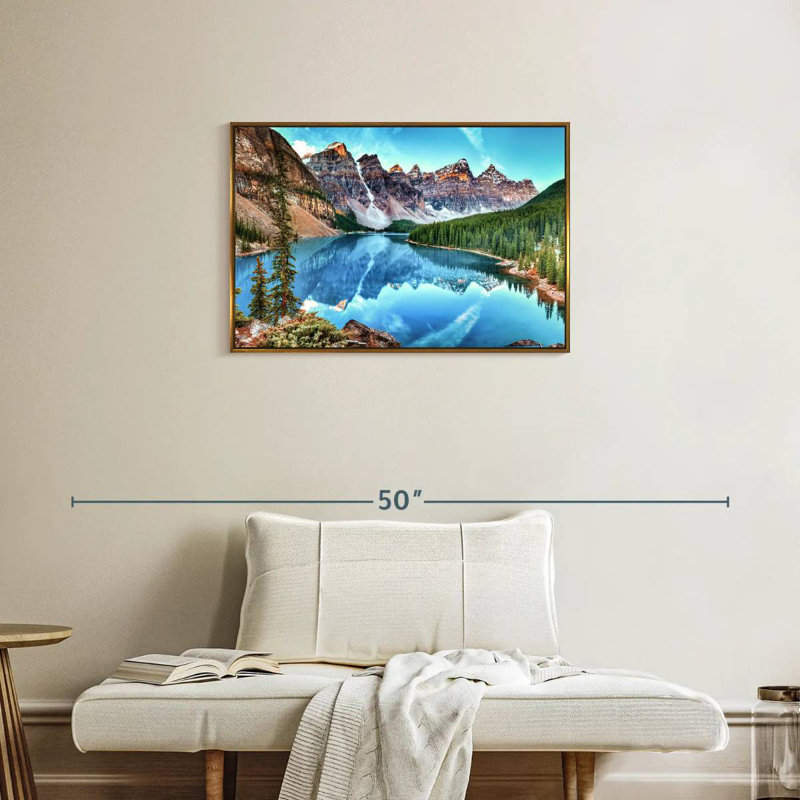 Parc national, Cadre flottant doré, 31 po x 21 po