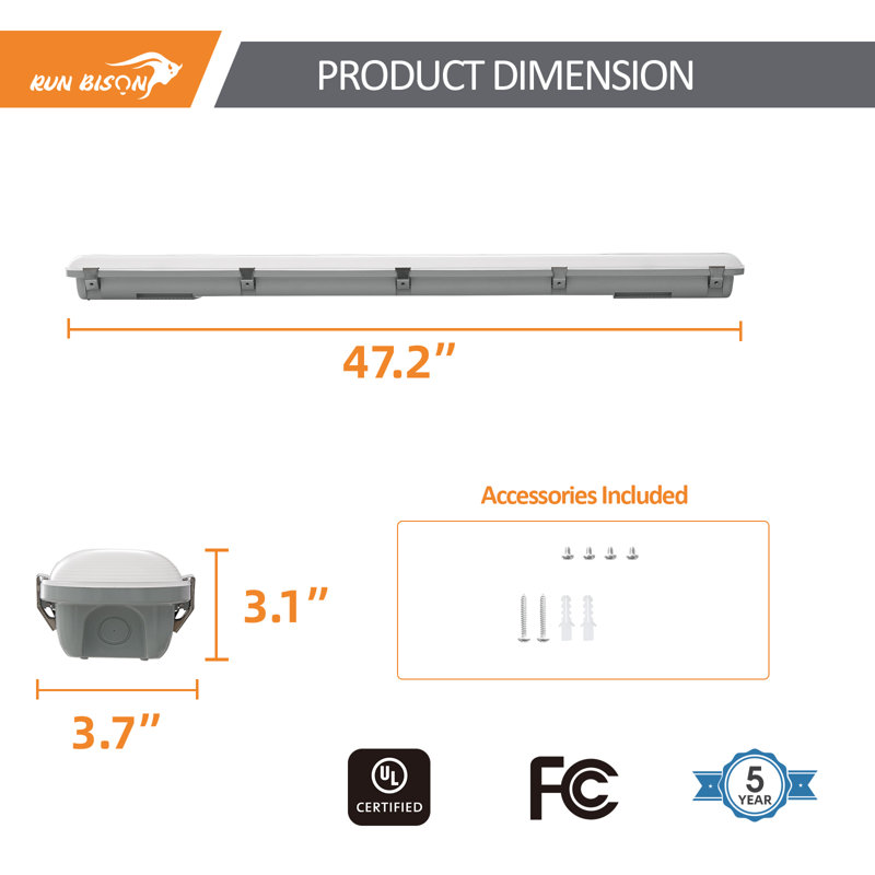 4' Dimmable Shop Light