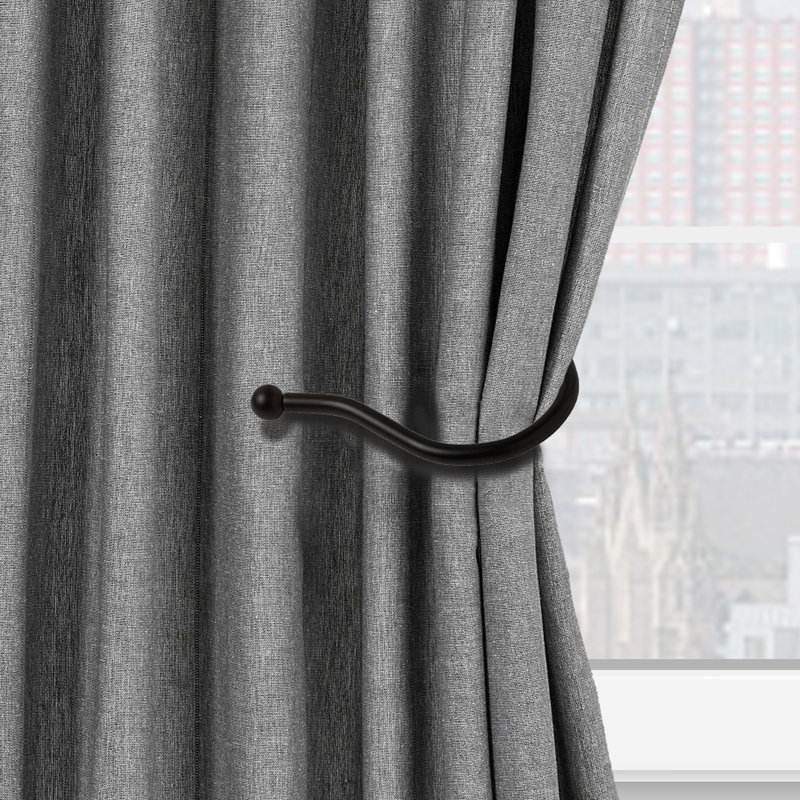 90.32cm Curtain Holdback, Black
