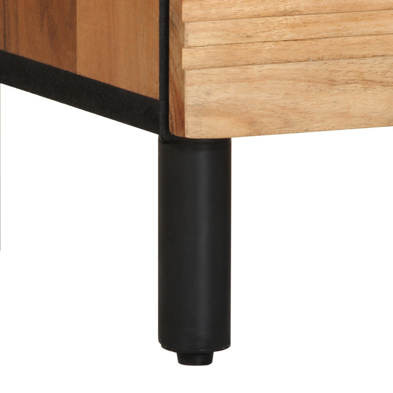 50cm W Solid Wood Bedside Table