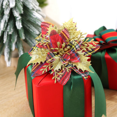 Christmas Decorations Woven Christmas Flowers Christmas Decorations Christmas Wreath Ornaments Christmas Tree Decoration Accessories Christmas Decorat