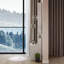 Armoire à miroir pleine grandeur 63 pouces avec rangement multicouche, design minimaliste-577160948