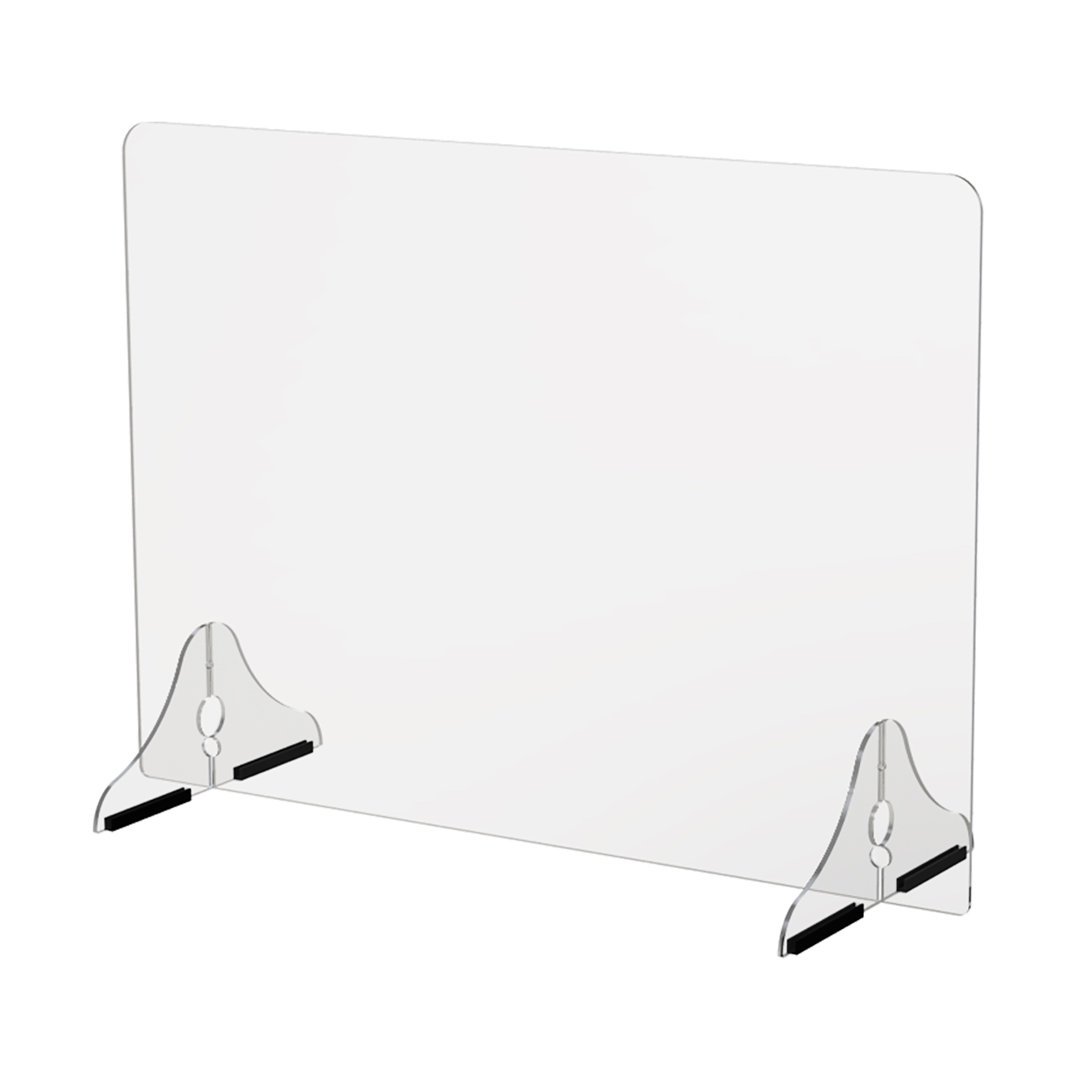 22” Single Panel Sneeze Guard - 10 Pack Angeles