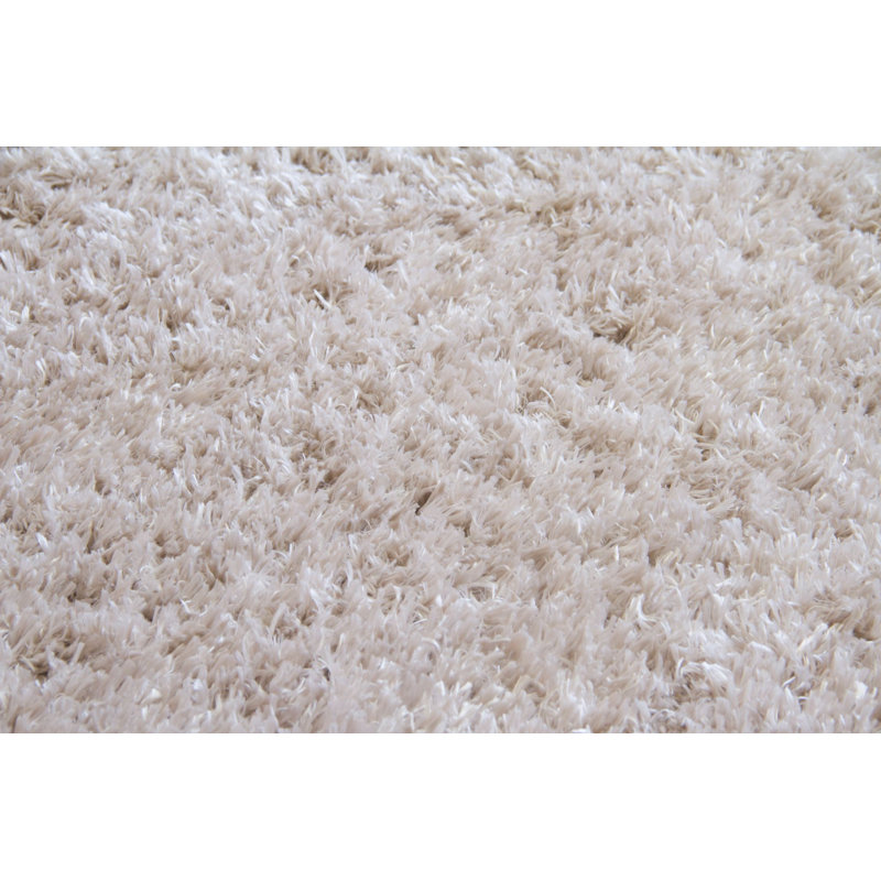 Russ Solid Colour Shag Area Rug, Rectangular 80 x 150cm