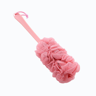 Flash cream Long Handle Shower Brush Bristle Bath Tool Back Washing Aid For Bathroom Bathing Household Daily Bathroom Washing Home Bath Supply