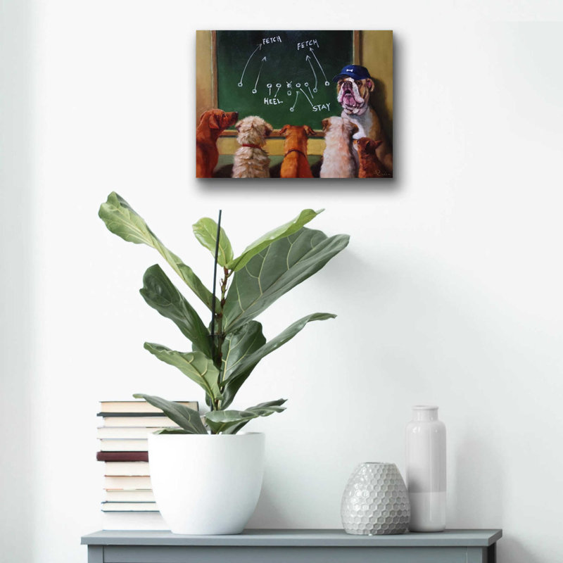 «Game Plan» par Lucia Heffernan, art mural en verre acrylique, H 12 po x l 16 po x P 0,13 po
