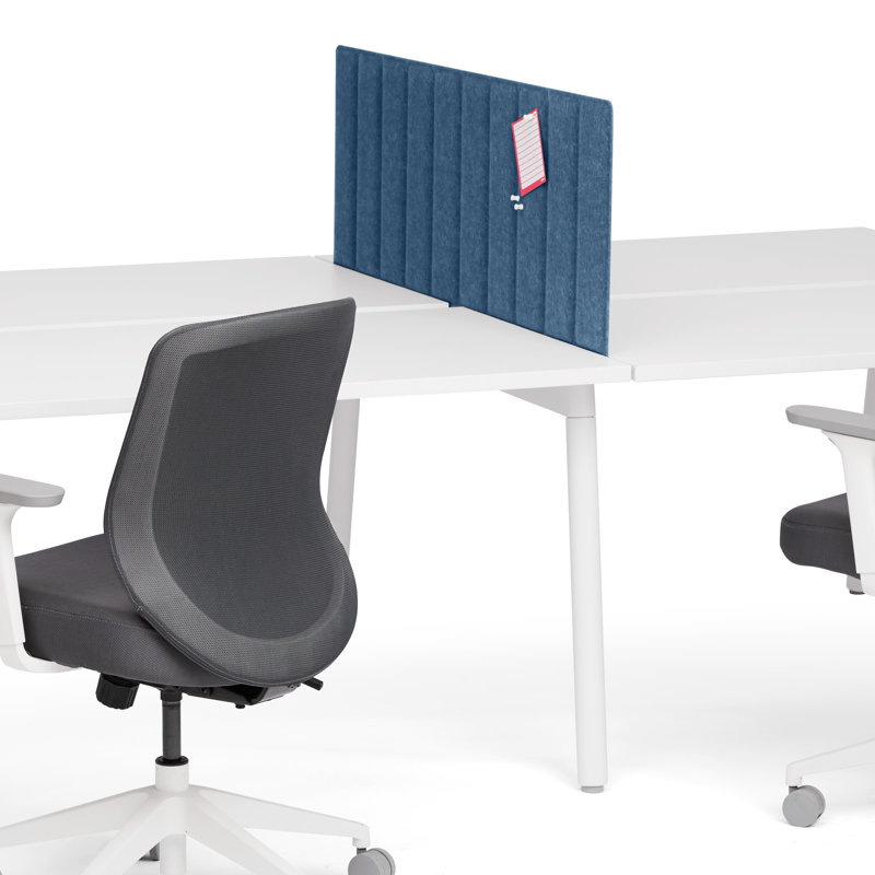 Panneau d'intimité moulable pivotant, Bleu très foncé, 47"