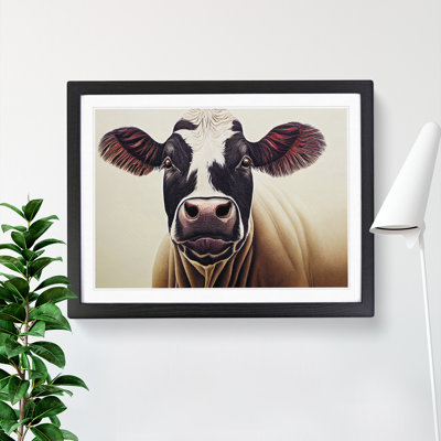 The Vibrant Cow - Single Picture Frame Print