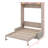 Queen-Size Murphy Bed Combined With Sofa & LED Lighting Setup