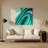 Gradient Abstract 13 Blue Metal Wall Art